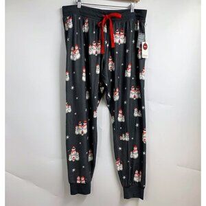 PJ Salvage Women's Snowman Family Cotton Holiday‎ Christmas Pajama Size XL NWT